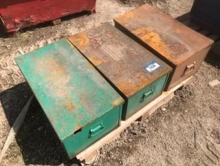 Qty Of (3) Storage Boxes