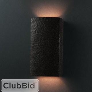 Latitude Run Scanlan Open Top and Bottom Small Rectangular 1 Light Wall Sconce - Black(LDER5191_24071905)