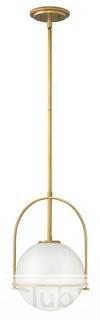 Hinkley Lighting Somerset 1-Light Globe Pendant - Brass (HD7609_18259727)
