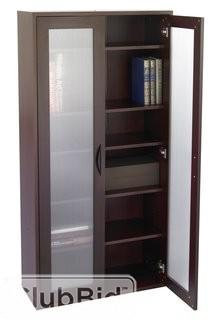 Safco Products Company Safco Apres Modular Storage Tall Cabinet 60 Standard Bookcase - Cherry(SF4264_3852826)
