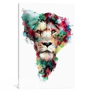 East Urban Home 'The King' Graphic Art Print on Canvas 26" x 40"(URBH6911_21402539)