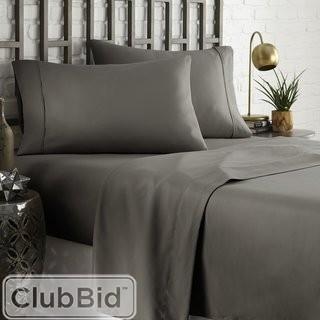 Charlton Home Brookes Platinum 1800 Thread Count Sheet Set - Queen - Olive(CHRL2766_21375803_21375798)