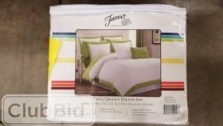 Fiesta Classic 3 Piece Duvet Set Green - Queen(FBBB1042_17555346_17569947)
