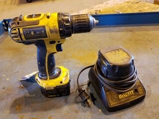 Dewalt Cordless Drill C/w Charger