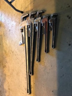 Qty Of (5) Pipe Wrenches