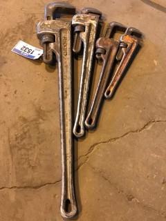 Qty Of (4) Pipe Wrenches