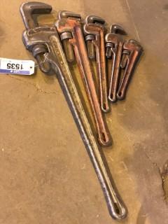 Qty Of (5) Pipe Wrenches