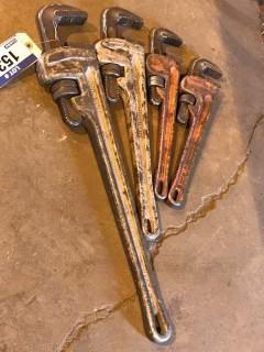 Qty Of (4) Pipe Wrenches