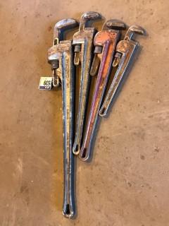 Qty Of (3) Pipe Wrenches