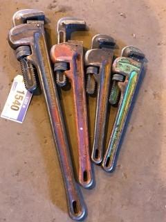 Qty Of (4) Pipe Wrenches