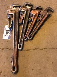 Qty Of (4) Pipe Wrenches