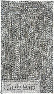 Beachcrest Home Lemon Grove Smoke Variegated Outdoor Area Rug 3' x 5' Oval (BCHH3169_20739384)