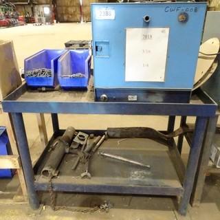 Gullco 350 Rod Oven C/w Welding Rods And Table