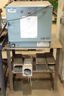 Gullco 350 Rod Oven C/w Welding Rods And Table