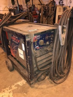 Red-D-Arc E300 Welder C/w Cart. SN 000901