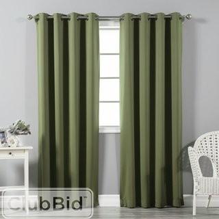 Best Home Fashion, Inc. Solid Blackout Thermal Grommet Curtain Panels (BEHF1739_24185913_24185906)