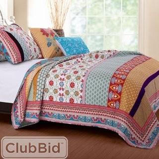 Greenland Home Fashions Thalia Reversible Quilt Set - Queen (GHF2787_18370528)