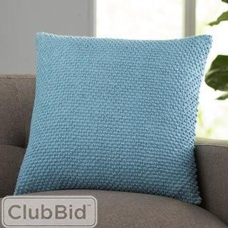 Laurel Foundry Modern Farmhouse Coleharbor 100% Cotton Throw Pillow - Peacock Blue(LFMF1177_21995607)