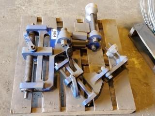 Qty Of (2) Adjustable Flange Lifting Tools