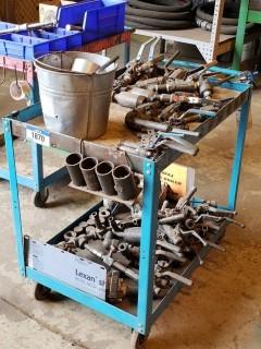 Qty Of Pipe Supplies C/w Cart