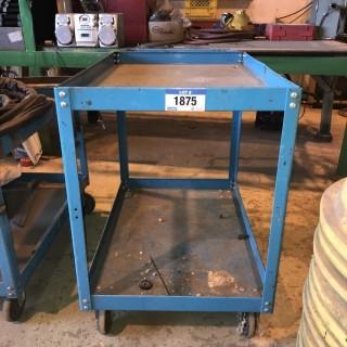 2-Tier Metal Shop Cart