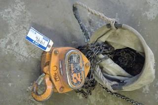 Kito 2-Ton Chain Hoist