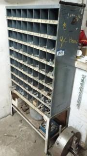 Nut And Bolt Bin C/w Stand And Supplies