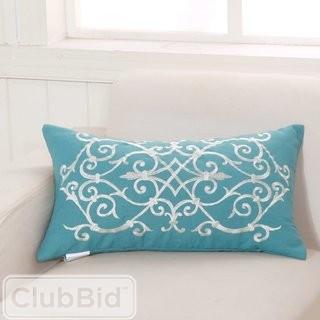 Loom and Mill Iron Work Decorative Lumber Pillow - Blue(LMIL1244_15697498)