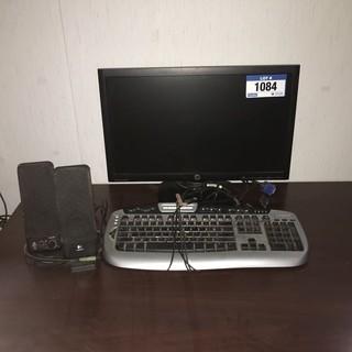 Monitor, Keyboard And Speakers