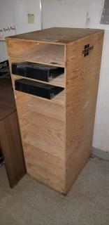 Wood Storage Shelf