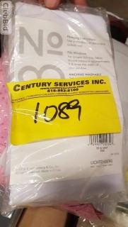 No. 918 Millennial Sheer Voile Solid Sheer Rod Pocket Single Curtain Panel (LCTN1045_17920880_17900652)