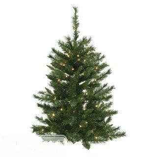 The Holiday Aisle 3' Imperial Pine Wall Christmas Tree with 50 LED Warm White Lights (HLDY4331)