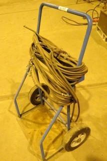 Oxy/Acetylene Cutting Torch Cart C/w Hose