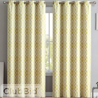 Latitude Run Hassett Geometric Blackout Thermal Grommet Curtain Panels (LTDR8634_23149600_23149596)