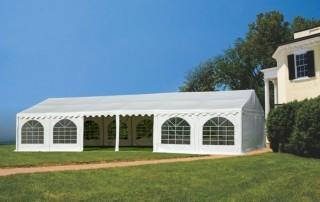 Unused 20'x40' Full Closed Party Tent c/w 800 Sq. Ft., Doors, Windows, (4) Side Walls.