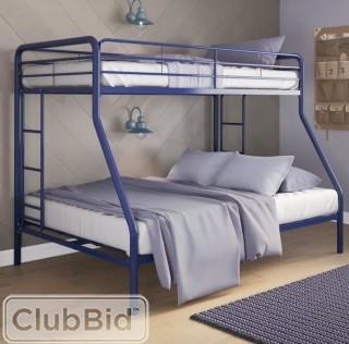 Zoomie Kids Dundressan Twin Over Full Bunk Bed - Pink (ZMIE5261_23800377)