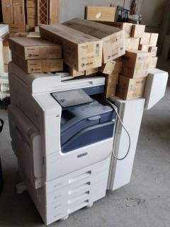 VersaLink C7020 Xerox Machine C/w Qty Of Toner. SN 8VIN497K17750