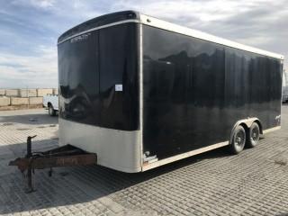 2015 Stealth Intruder 21' T/A Enclosed Trailer c/w 5,200 LB Axles, 2 5/16" Ball, Fold Down Ramp, Side Door, 225/75/15 Tires. S/N 52LBE2023FE038240