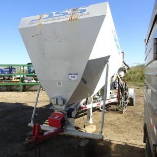 2011 DSS 1200-BAZT Supersack Unloader, 12"x30" Screw Auger, 33scfm 20 HP Electric Motor, Dust Collector, 20 Gal. Speedair Air Compressor Pintle Hitch, 235/80R16 Tires. SN 1D912002V12DSS576