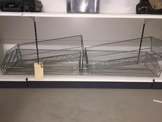 Lot of (4) Wire Baskets.