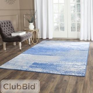 Trent Austin Design Costa Mesa Silver/Blue Area Rug 9' x 12' (TRNT1517_21279875)