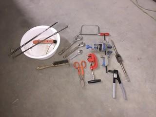 Lot of Assorted Hand Tools C.O. Wrenches, Riveting Tool Etc.