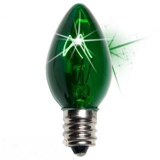 The Holiday Aisle C7 Twinkle Transparent Bulbs (THDA4834_24080232)