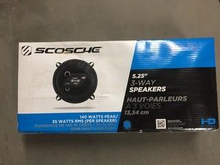 Scosche 5.25" 3-Way Speakers.