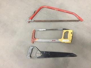 Lot of (3) Hand Saws.