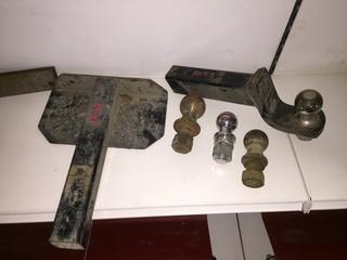 Lot of Ball Hitches & Receiver.