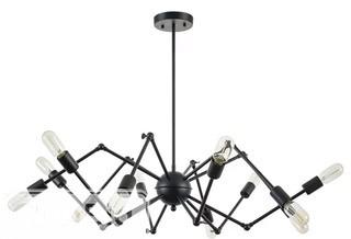 Light Society 12-Light Sputnik Chandelier - Blk Bronze (LGTS103017990745)