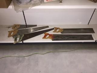 Lot of (5) Hand Saws.