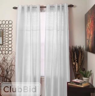 Lavish Home Hollis Single Curtain Panel (LVRG1931_20058666_20058674)