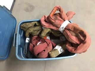 Lot of Assorted Industrial Slings.